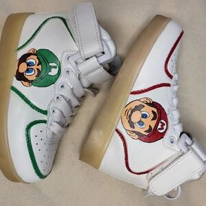 Custom Mario and Luigi light up shoe's